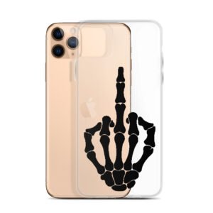 Skeleton Finger - Clear Case for iPhone®