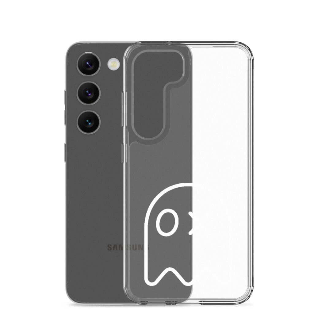 Ghost Mode White - Clear Case for Samsung®