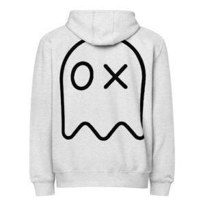 Ghost Face Black - Premium full zip hoodie