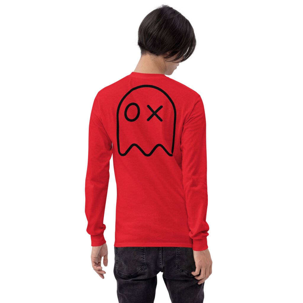 Ghost Mode Black(back) - Long Sleeve Shirt